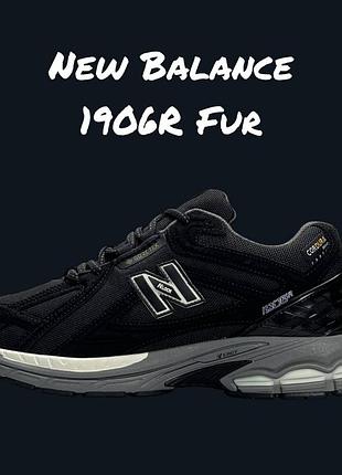 New balance 1906r fur  black grey beige