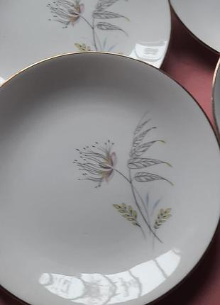 Набір вінтажних тарілок (6 шт)