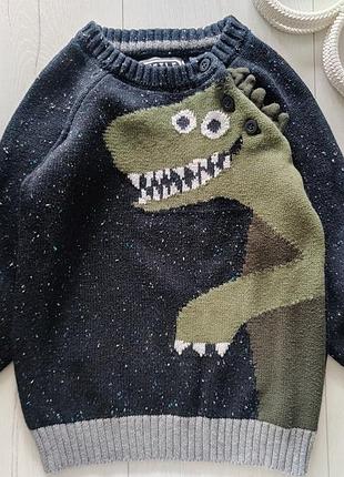 Свитер с динозавром для мальчика артикул: 25170 бренд: tu (ти-я)