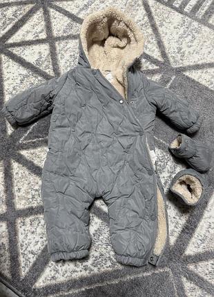 Дитячий зимовий комбінезон zara