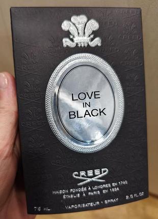 Мінорний аромат для жінок love in black creed
