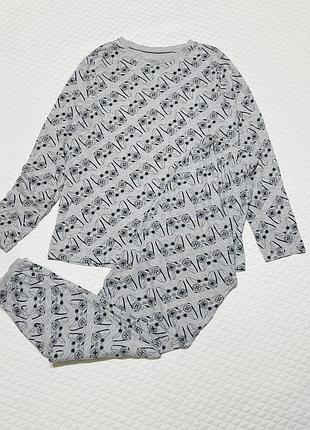 Красивая хлопковая пижама для парня подростка