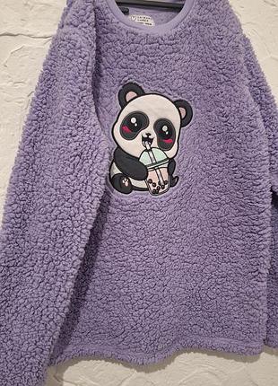 Тепла домашня піжамна кофтина