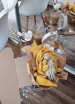 Скандинавский гном, подарок, новогодний декор, детская комната