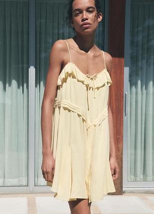 Нове❤️ легке плаття у трендовому кольорі)