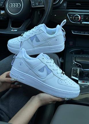 Жіночі кросівки nike air force utility low white  розпродаж