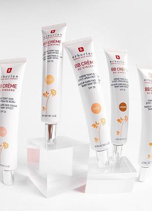 Erborian bb creme baby skin effect 5-in-1 cream spf20 догляд та макіяж у найпопулярніших відтінках nude та clair 15 мл та 40 мл