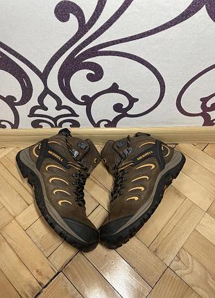 Трекінгові черевики merrell black slate goretex