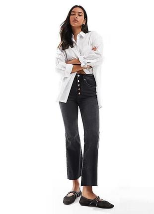 Брендовые джинсы клёш river island р. uk 18 - 2xl-3xl. большой размер.