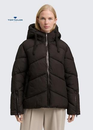 Женская зимняя куртка оверсайз tom tailor