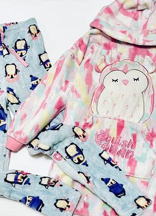 Шикарна махрова піжама с капюшоном