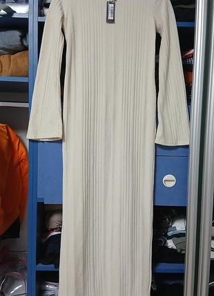 Зимова сукня довга тепла сукня зима плаття тепле зимове максі сукня