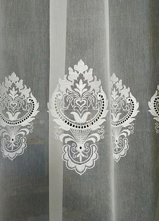 Красивая классическая тюль. льняная тюль. тюль в зал. тюль в спальню. кружевная тюль. тюль турция.