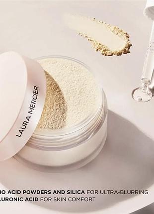 Розгладжуюча пудра laura mercier loose powder ultra blur, відтінок translucent, оригінал 6 грм