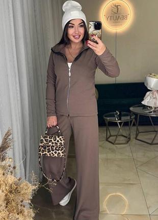 Костюм рубчик на флісі