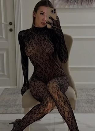Боди сетка с животным принтом 🐾 3