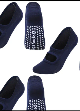 Женские спортивные нескользящие, дышащие влагоотталкивающие носки для йоги, пилатеса, танцев, фитнеса - легкий низкий крой с поддержкой свода стопы.