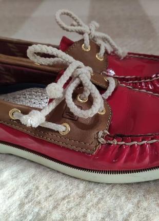 Кожаные топсайдеры sperry top sider