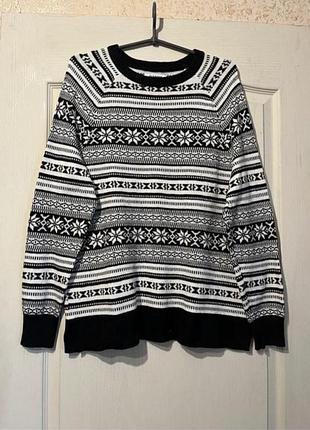 Свитер, кофта, джемпер с орнаментом 54-56 (22)