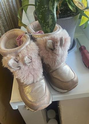 Сапожки зимові дутики ботинки