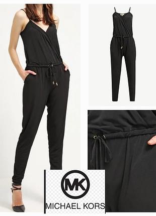 Брендовый черный комбинезон,michael kors