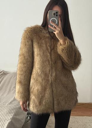 Шуба zara , полушубок