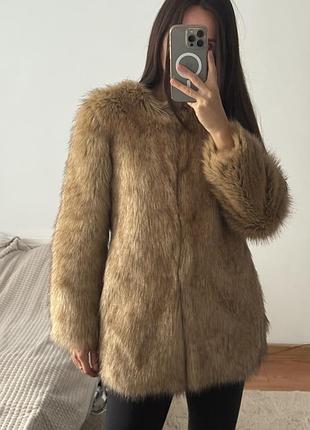 Шуба zara , полушубок
