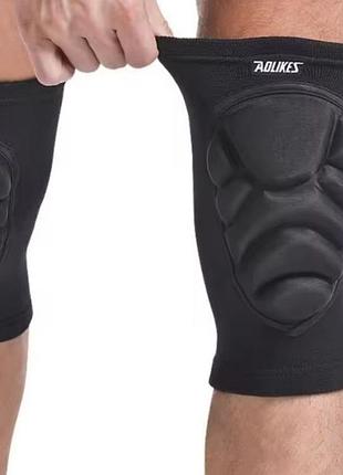 Наколенники защитные, размер м, спортивные, для волейбола, баскетбола, рабочие, для рабочих, для рабочих, черные, наколенники класть плитку