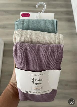 Новий набір колгот на 10-12 років від primark.