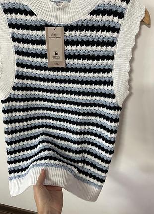 Нова стильна котонова жилеткаtu🌿 3