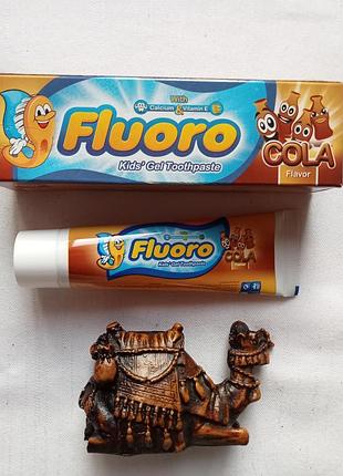 Флуоро детская гелевая зубная паста со вкусом колы 50 г.египет