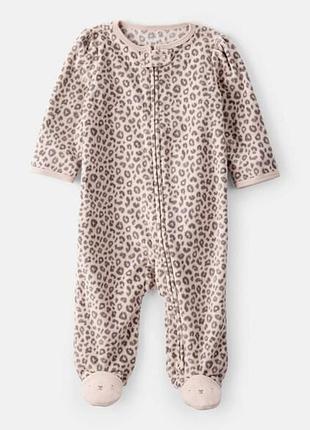 Пижама/слип/человечек с леопардовым принтом carter's 0592