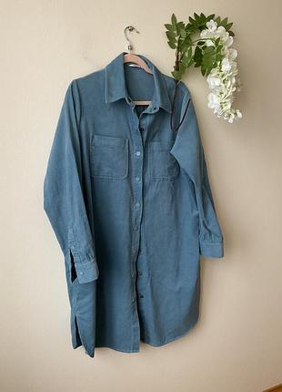 Вельветовое платье на 46-48 размер