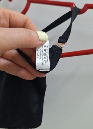 Стригины черные стринги черные с бусинками 3