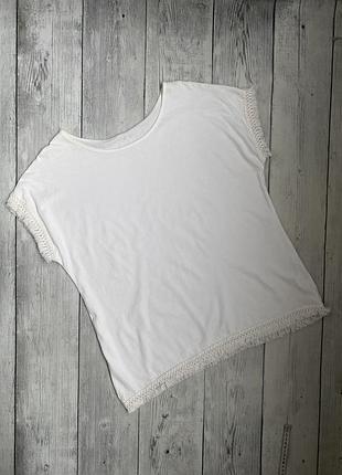 Женская белая футболка xl (14/16)