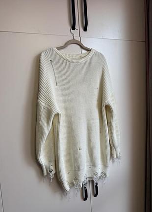 Дуже стильна та тепленький светр -туніка в ідеальному стані