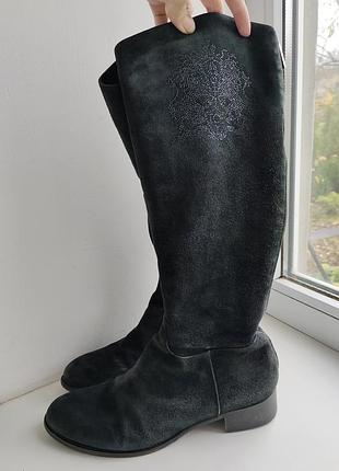 Зимние замшевые сапоги iceberg 40 размер