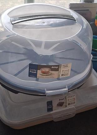 Тортовниця (квадратна та кругла)