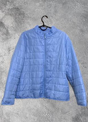 Женская куртка светло-голубая