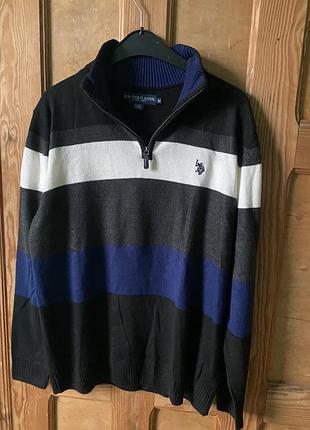 Чоловіча зіп кофта від u.s polo assn р. м