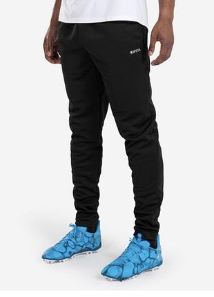 Брюки штани спортивні чоловічі чорні французького бренду decathlon kipsta
