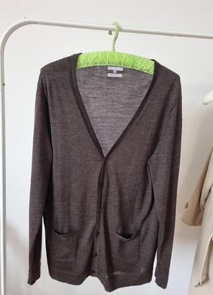 Кардиган з вовни мериноса