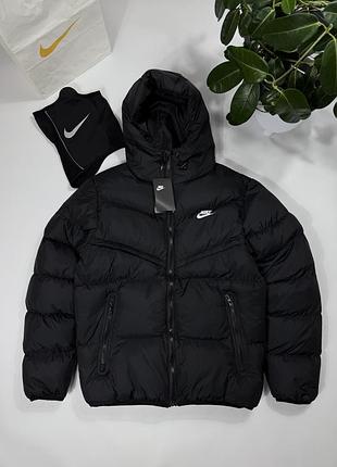 Пуховик nike storm fit теплий куртка nike зимова стильний пуховик