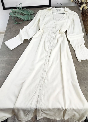 Прекрасна молочна сукня-сорочка pretty lavish