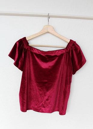 Бархатный топ