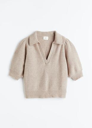 Джемпер поло с добавлением шерсти h&amp;m p s