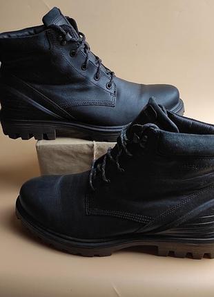 Ecco мужские кожаные зимние ботинки ботинки.