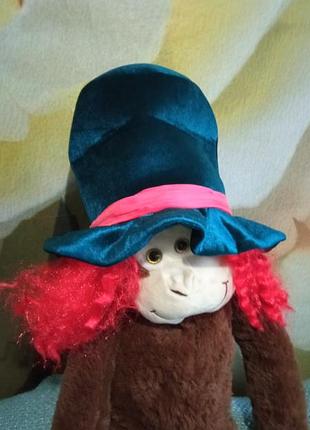 Карнавальная шляпа с париком