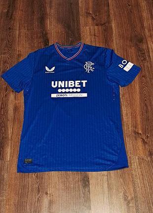 Чоловіча унікальна футбольна футболка jersey castore glasgow rangers оригінал
