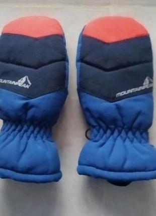 Зимові теплі рукавички крани на флісі бренду mountain peak    uk  3   eur.  98